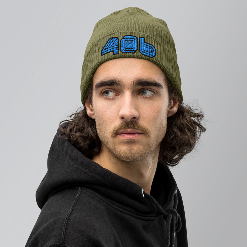 406 Montana - Organic ribbed beanie