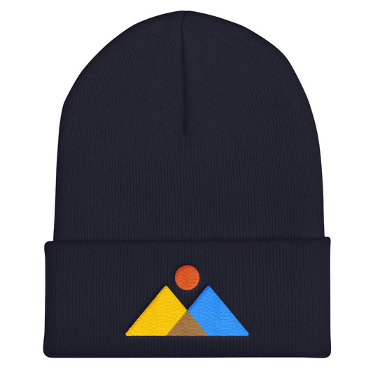 Mountains - Cuffed Beanie