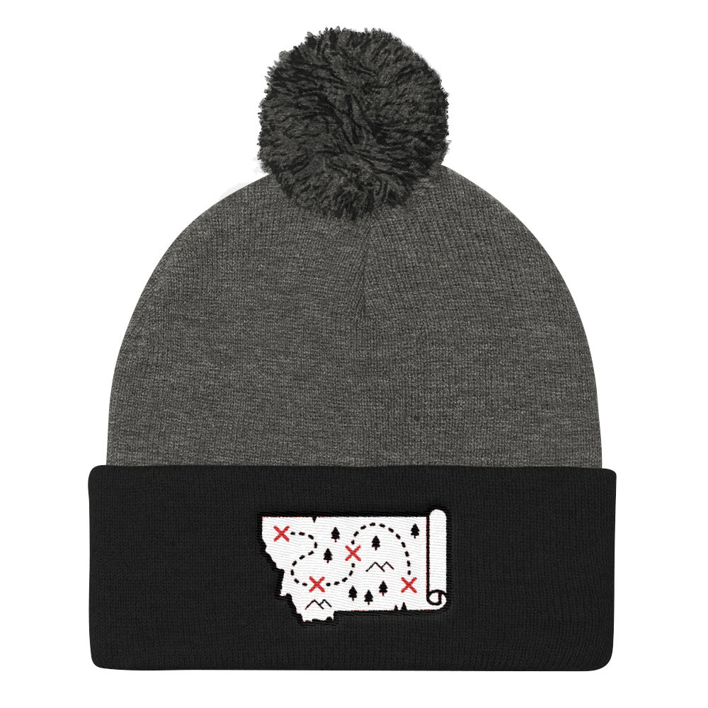 Treasure State - Pom Pom Knit Cap