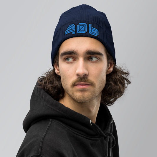 406 Montana - Organic ribbed beanie