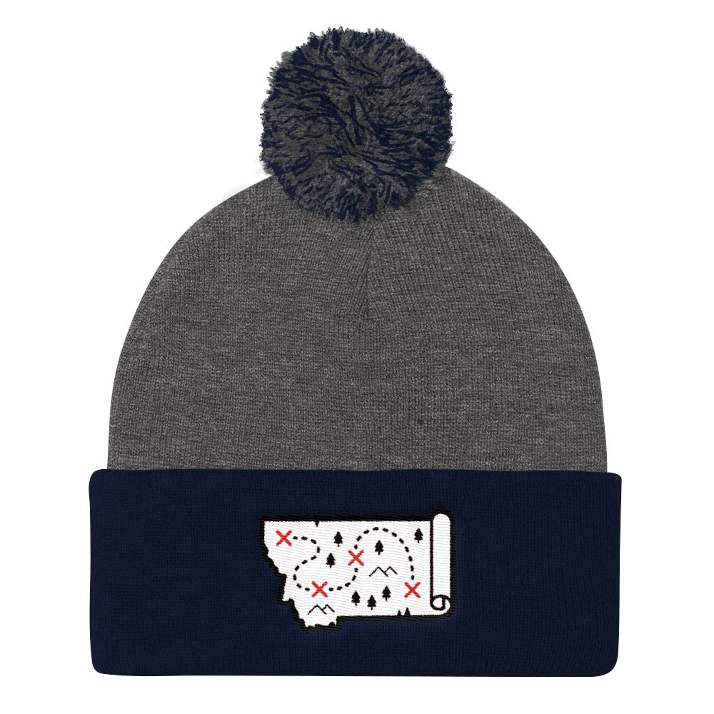 Treasure State - Pom Pom Knit Cap