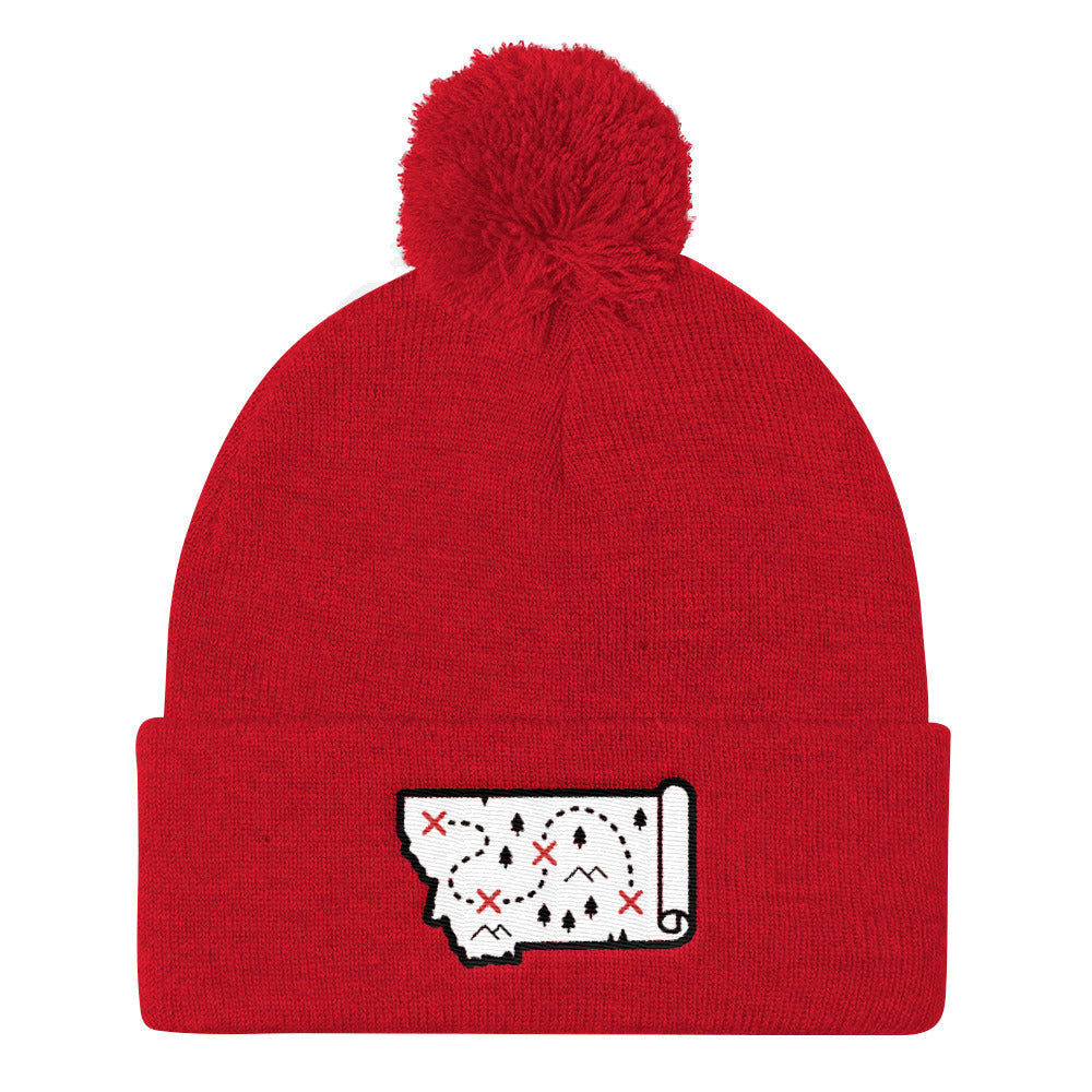 Treasure State - Pom Pom Knit Cap