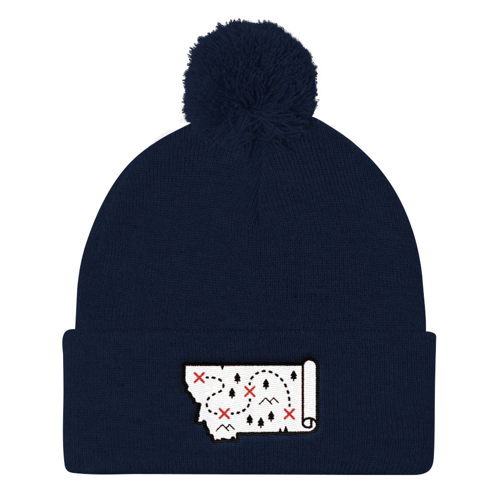 Treasure State - Pom Pom Knit Cap