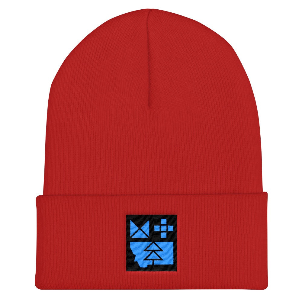 Montana Geo Patch - Cuffed Beanie